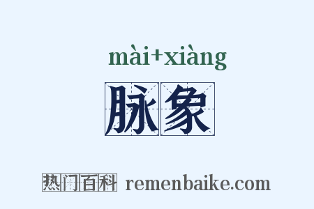 脉象是什么意思的图片